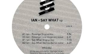 Ian - Say What (Original Mix) Resimi