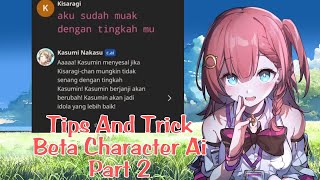 Tips And Trick Beta Character Ai Bahasa Indonesia Part 2  Beta Character Ai