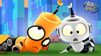 Puzzle Trouble 😵‍💫 | Rob The Robot | Preschool Learning