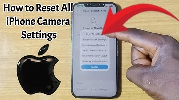 How to Reset All iPhone Camera Settings
