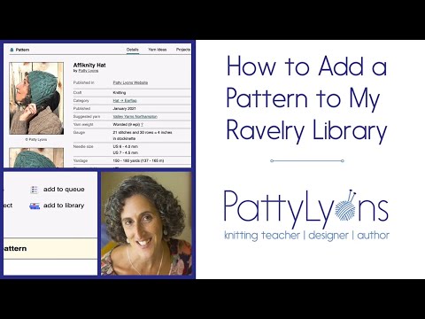 How to Save a pattern to your Ravelry Library