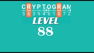 Cryptogram Level 88 Answers ✅ | Go Answer