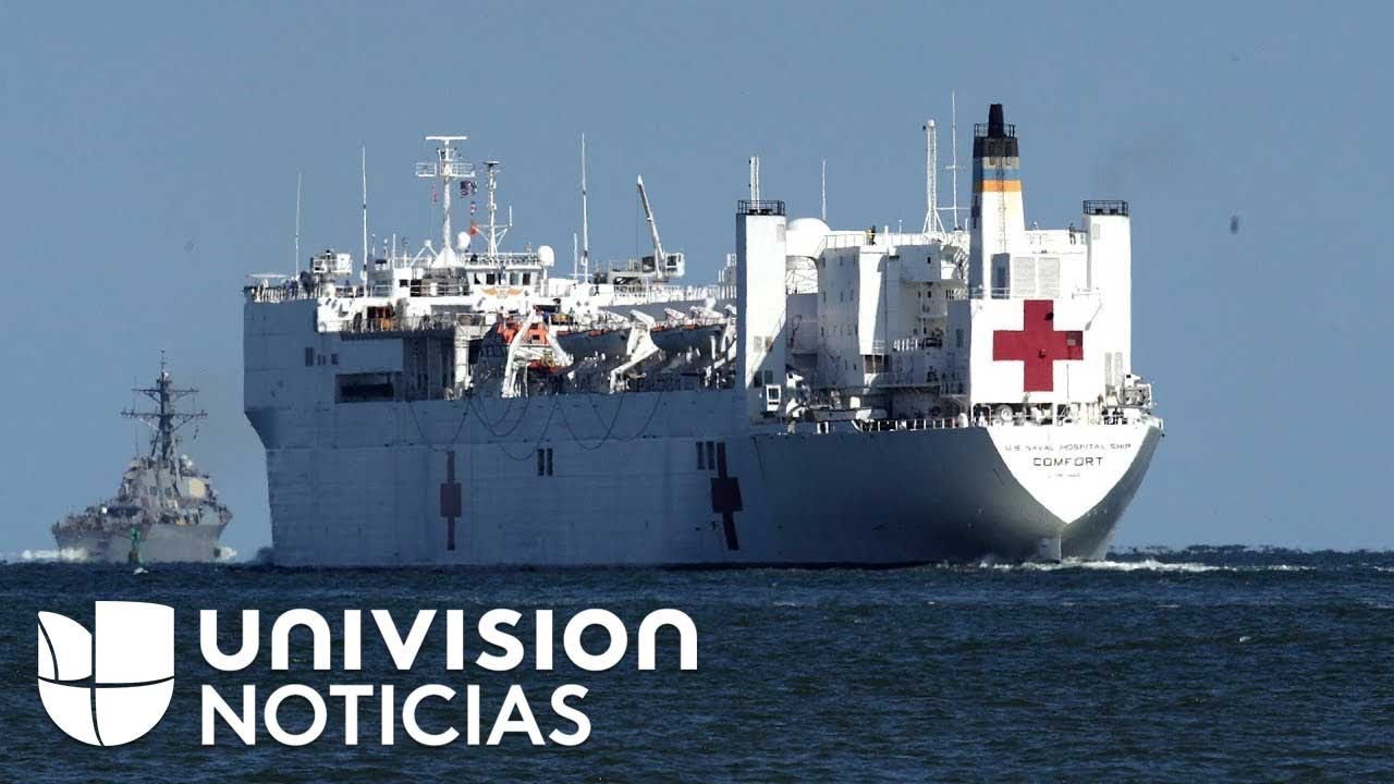 Un hospital en altamar, así es el buque USS Comfort que atiende a pacientes en Puerto Rico