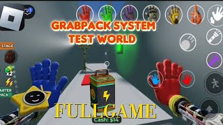 😍Poppy Playtime GrabPack System Mobile Roblox FullGame Walkthrough#Jameron screenshot 1