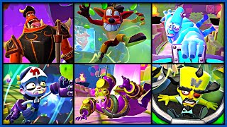 Crash On The Run! - All Bosses Skins (Death Animations)