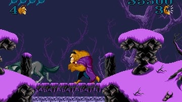 Beauty and the Beast: Roar of the Beast (SMD/GEN) Playthrough/Longplay