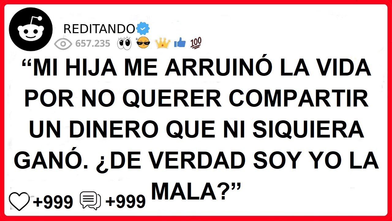 “MI HIJA ME ARRUINÓ LA VIDA POR NO QUERER COMPARTIR UN DINERO QUE NI SIQUIERA GANÓ. ¿DE VERDAD SOY