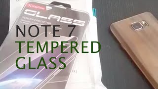 FIRST LOOK Galaxy NOTE 7 Tempered Glass Screen Protector TPU Bumper case
