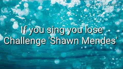 If you sing you lose. Challenge 