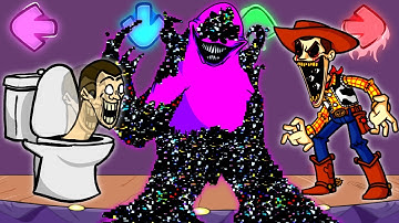 FNF Character Test | Gameplay VS My Playground | Skibidi Toilet, Grimace