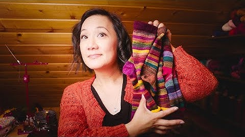 Knitting "Frankenstein" Scrappy Socks on my circular sock machine (CSM)