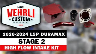 WCFab 2020 - 2025 L5P Duramax Stage 2 Intake Kit