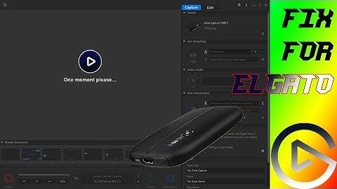 Tutorial-How to Fix Elgato Saying One Moment Please (reupload)