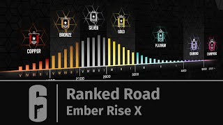 Rainbow Six: Siege - RANKED ROAD: Ember Rise X