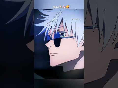 Gojo Satoru Edit Jalebi Baby Vibes Tesher X Jason Derulo GojoEdit Anime JujutsuKaisen 