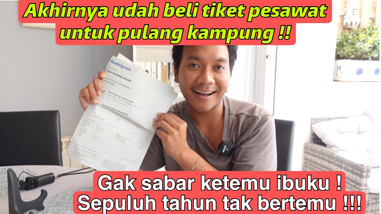 AKHIRNYA BELI TIKET PESAWAT BUAT PULANG KAMPUNG !! 10 TAHUN TAK BERTEMU IBU !!!