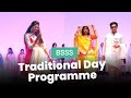 Traditional day programme at the bhopal school of social sciences college collegelife  rampwalk