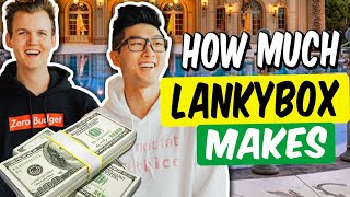 this is how much money LankyBox makes from youtube