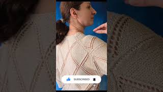 Вяжем японское плечо  #knitting #crochet #tutorial #brunellocucinelli #shorts  #вязаниеспицами