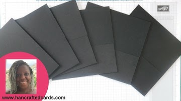 Mini album step by step tutorial, start to finish - How to make pages.