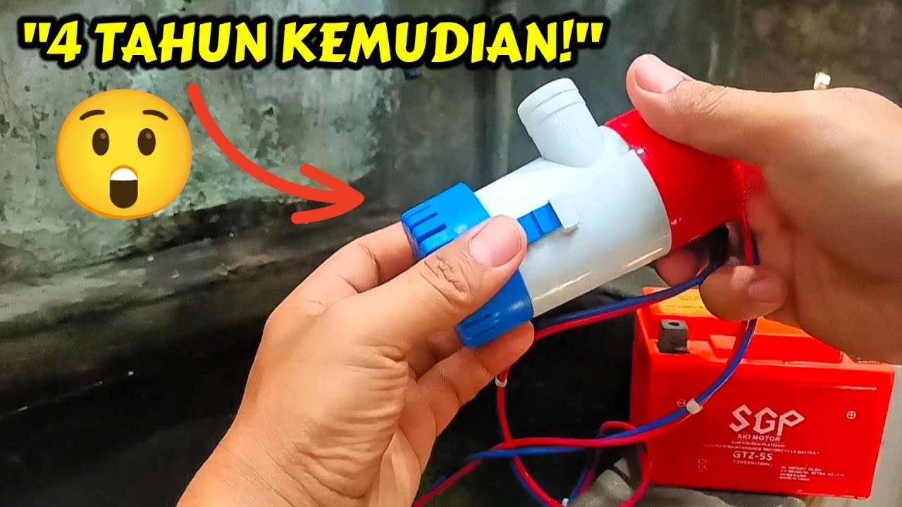 Tes Pompa Celup Bilge Pump Merah Biru Setelah 4 Tahun – Masih Berfungsi atau Rusak?