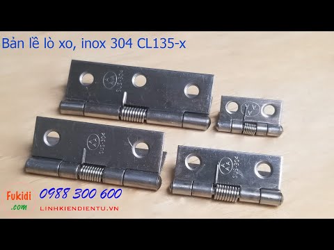 Video Bốn loại bản lề lò xo inox 304 CL135-x - youtube