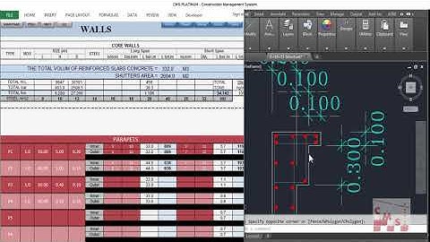 9  How to make Quantities Surveying for special concrete elements by CMS