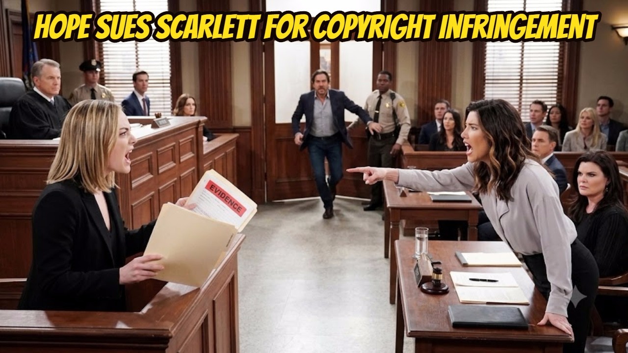 Hope made a shocking decision by suing Steffy over the copyright of 'Hope for the Future' B&B