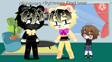 pic Nightmare Fredbear Gacha Club shower time nightmare fredbear x