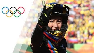 Mariana Pajon defends BMX Olympic title