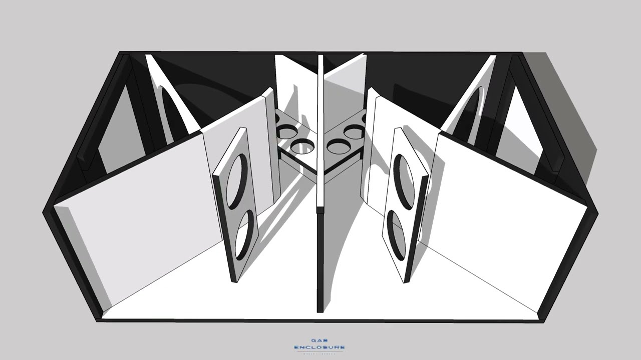 Skema box funktion one f218 MKII horn loaded subwoofer dual 18" long throw