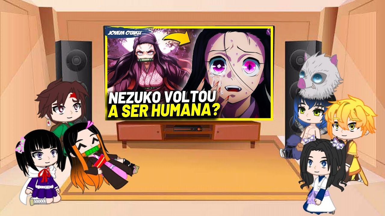 Kamaboko Squad React Nezuko e Tanjiro Swap AU 