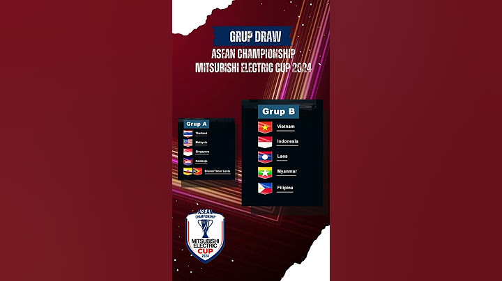 🚨 | RESMI DRAWING GRUP ASEAN CHAMPIONSHIP MITSUBISHI ELECTRIC CUP 2024