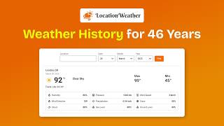 Location Weather - How to Display Reliable Weather History for 46 Years screenshot 3