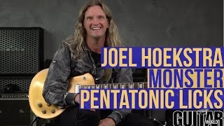 Vignette de la vidéo "Monster Pentatonic Licks! With Joel Hoekstra!"