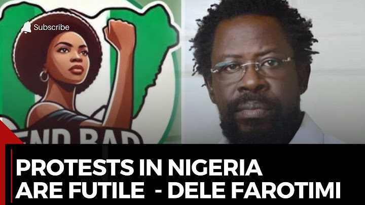 "Protests in Nigeria Are Futile Because Nigerians Are Not Citizens" – Dele Farotimi