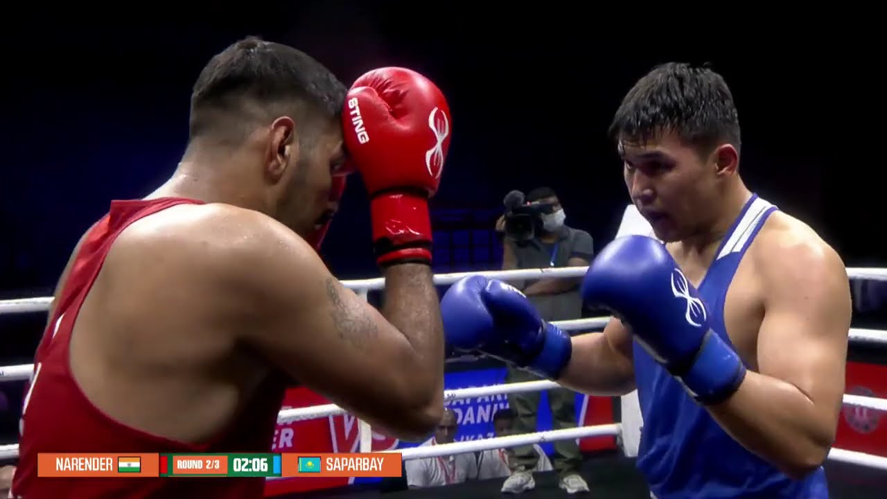 Narender Berwal (IND) vs. Daniyal Saparbay (KAZ) World Boxing Cup Finals 2025 SF's (90+kg)