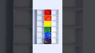 PRIMARY Color Mixing | Basic Acrylic Paint Mixing for Beginners #shorts #colormixing #acrylicpaint