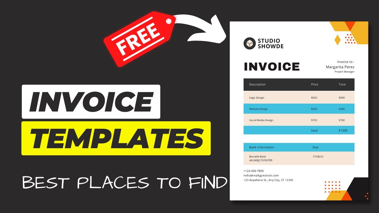5 Best Places to Find Invoice Templates For Free | Where To Find Free Invoice Templates