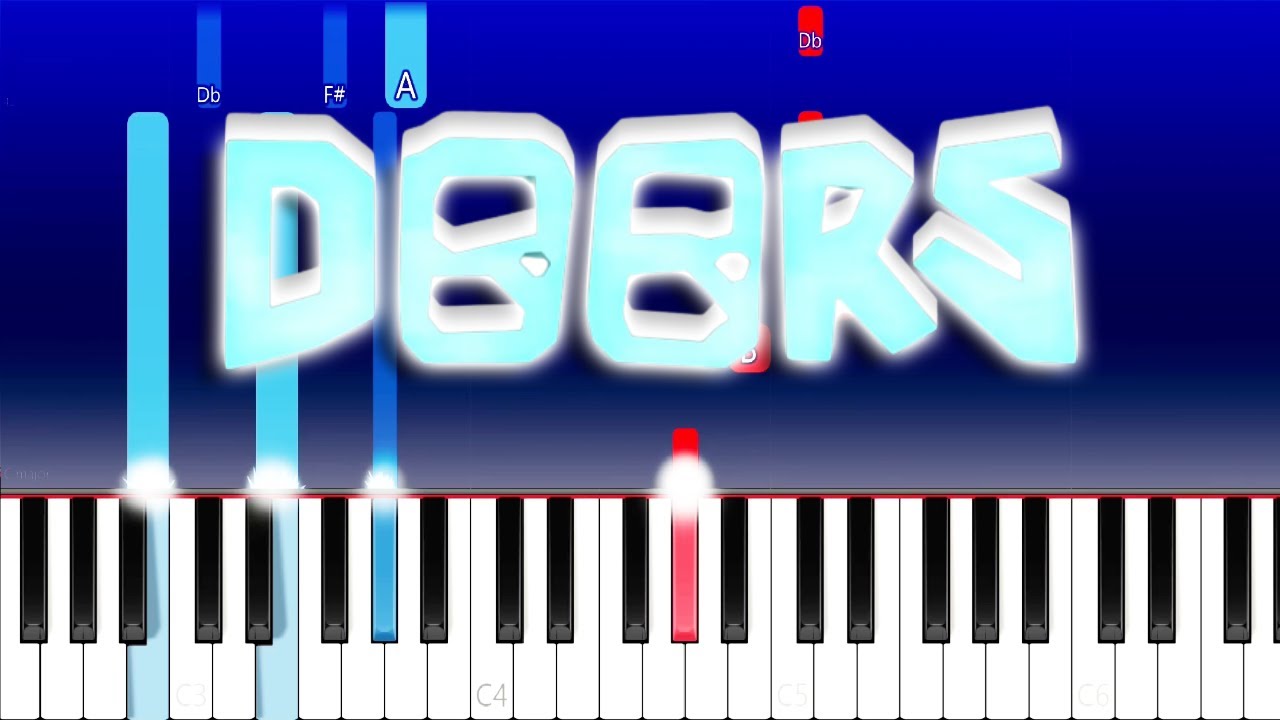 DOORS FLOOR 2 OST Final Hide (Piano Tutorial) YouTube