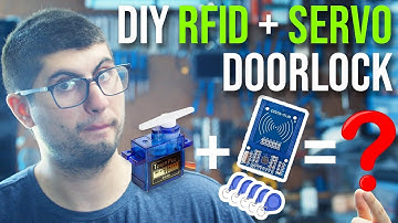 HOMEMADE RFID DOOR LOCK + SERVO + ARDUINO