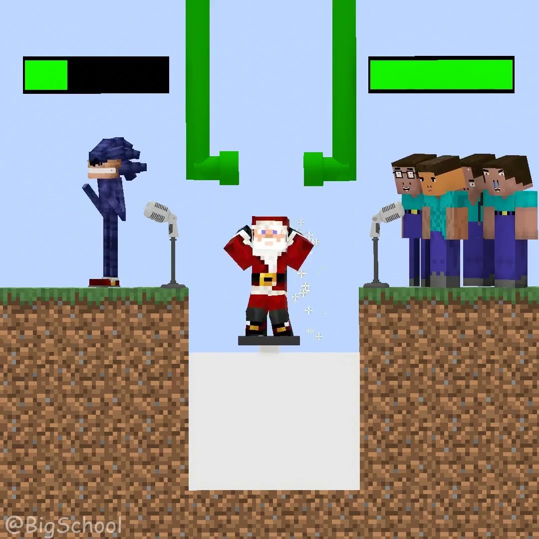 Which team deserves to receive Santa Claus's reward?! Team Shin Blue or Team Herobrine? ?