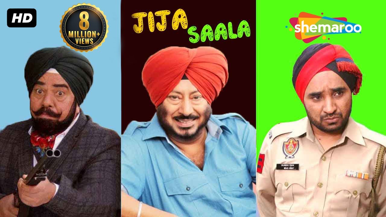 Jija Saala | B N Sharma, Jaswinder Bhalla & Rana Ranbir | New punjabi Comedy Movies 2017