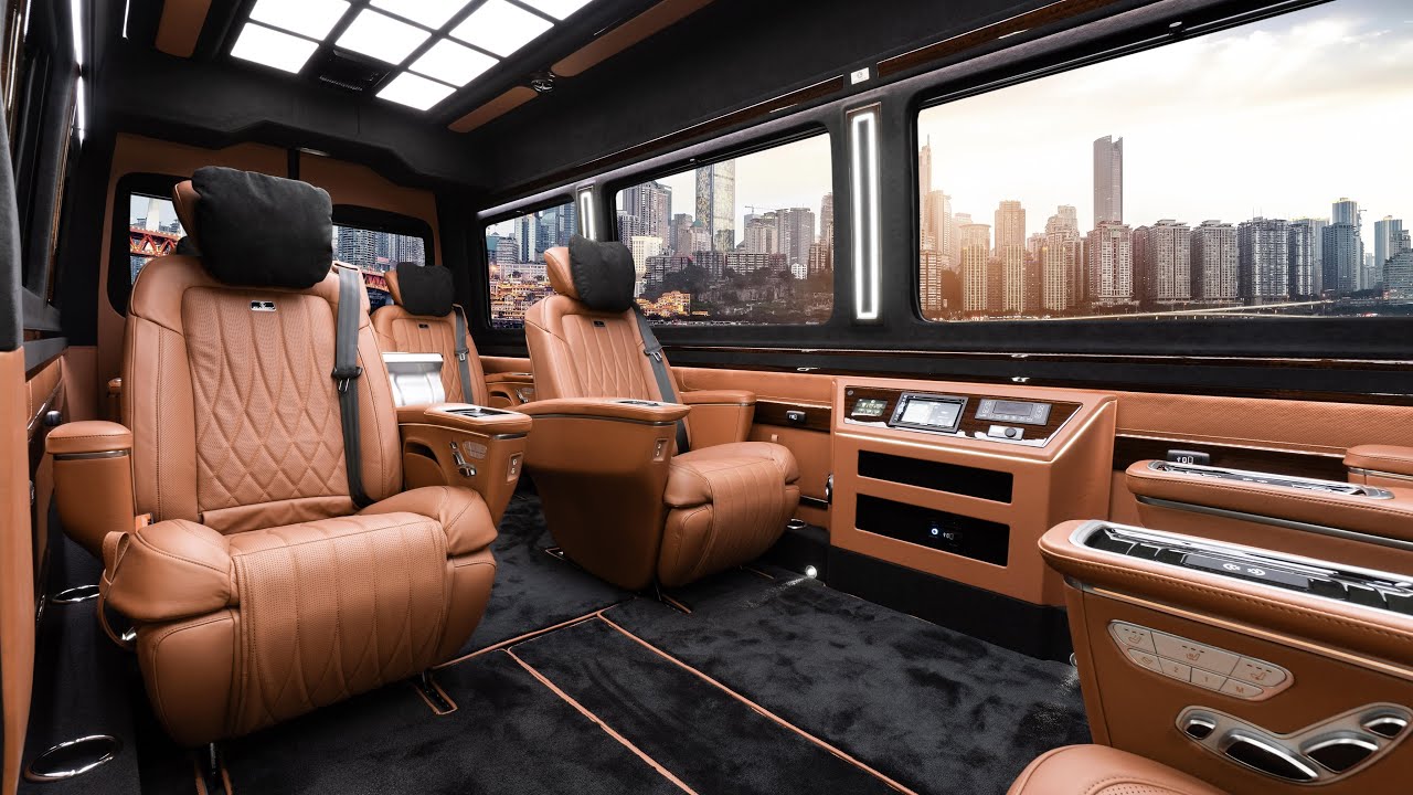 2024 MERCEDES SPRINTER VIP LUXURY KING VAN - Wir transportieren Ihren Luxuswagen diskret und sicher