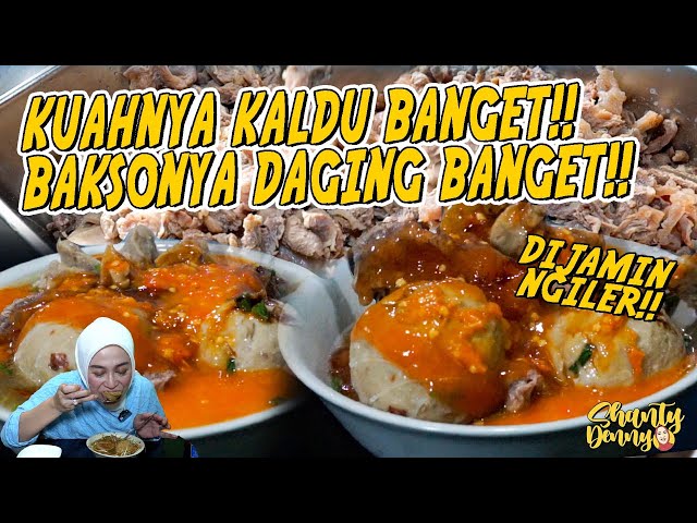 KUAHNYA KALDU BANGET!! BAKSONYA DAGING BANGET!! BAKSO BANG FERI!! class=