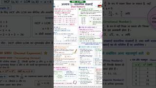 Class 10 Maths Chapter 1 Real Numbers Complete Notes| NCERT Examples+Important Questions Board 2027
