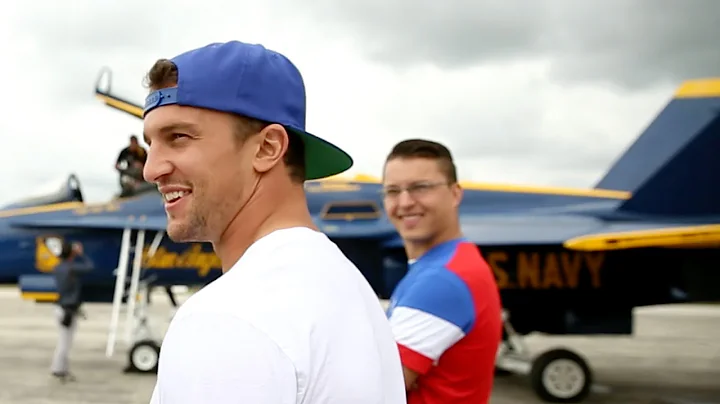 2015 Red Wings/Blue Angels - Glendening Takes Flight