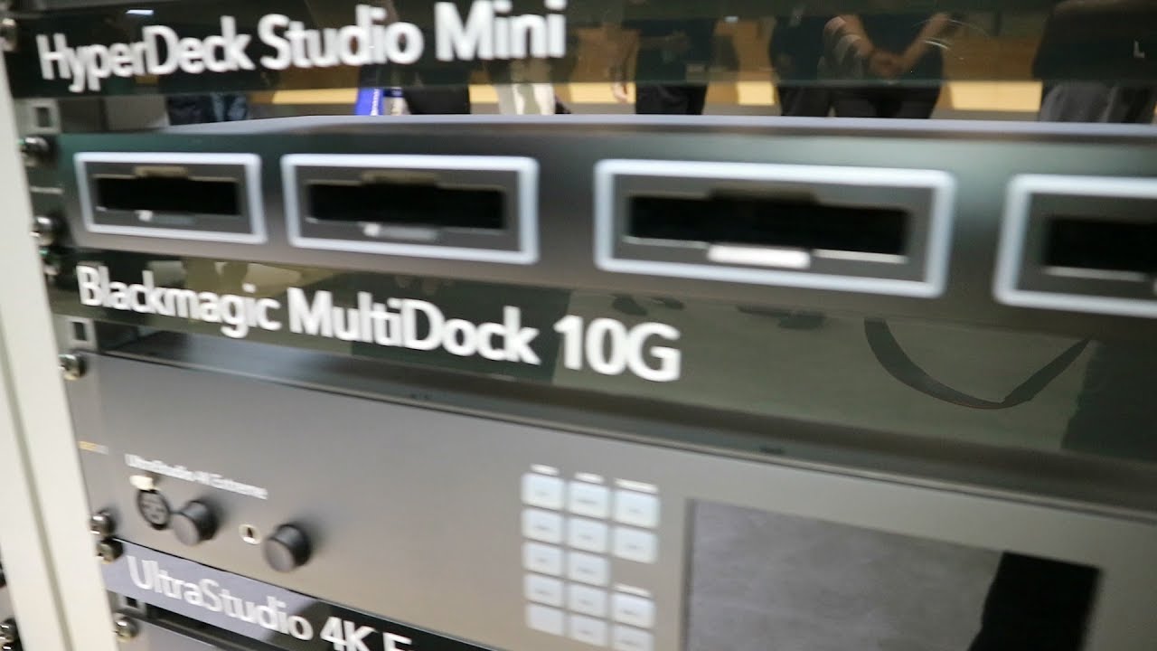 Blackmagic Design MultiDock 10G - Quad SSD Drive Dock for USB-C - NAB 2019