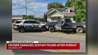 Ecstasy found after pursuit ends in Dickson County