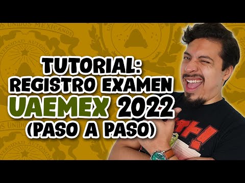 TUTORIAL Registro Examen UAEMEX PASO A PASO